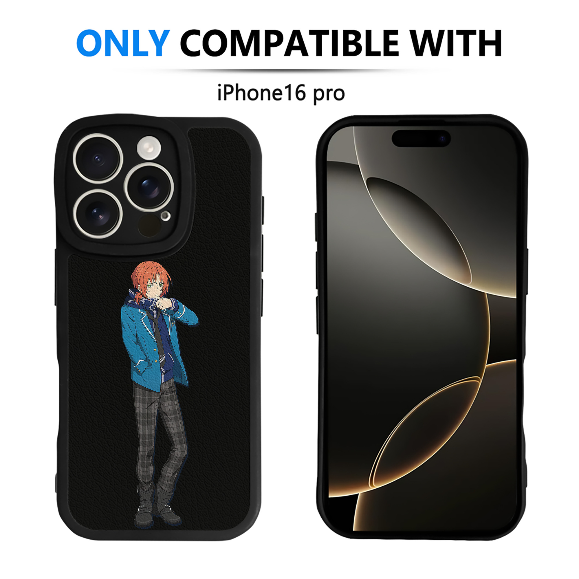 （画像用） あんさんぶるスターズ! Ensemble Stars 【iPhone 16シリーズ対応】シリコンスマホケース（レザー調） 材質：シリコン